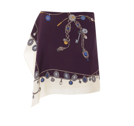 Stolen Jewels Print Skirt