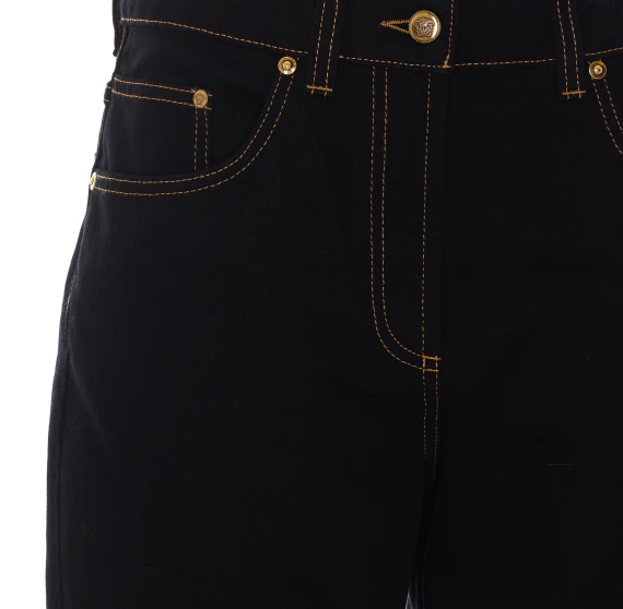 Medusa Detail Jeans