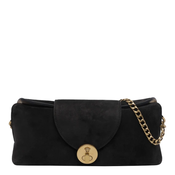 Black Vivian Pochette Bag VERSACE