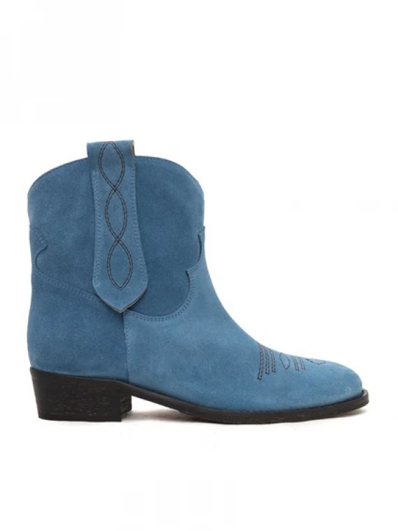 Via Roma 15 Boots Clear Blue