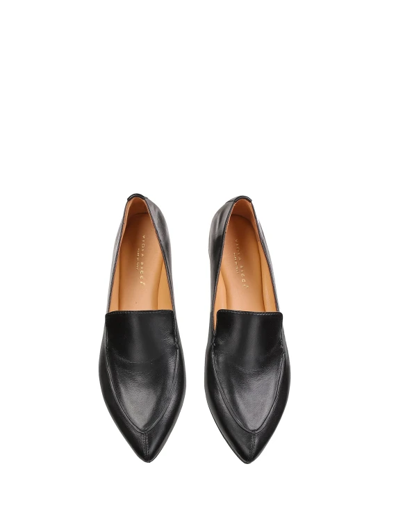Loafers In Black Leather