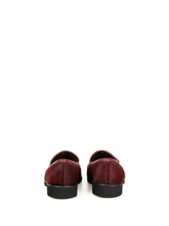 Mocassino bordeaux con morsetto Viola Ricci