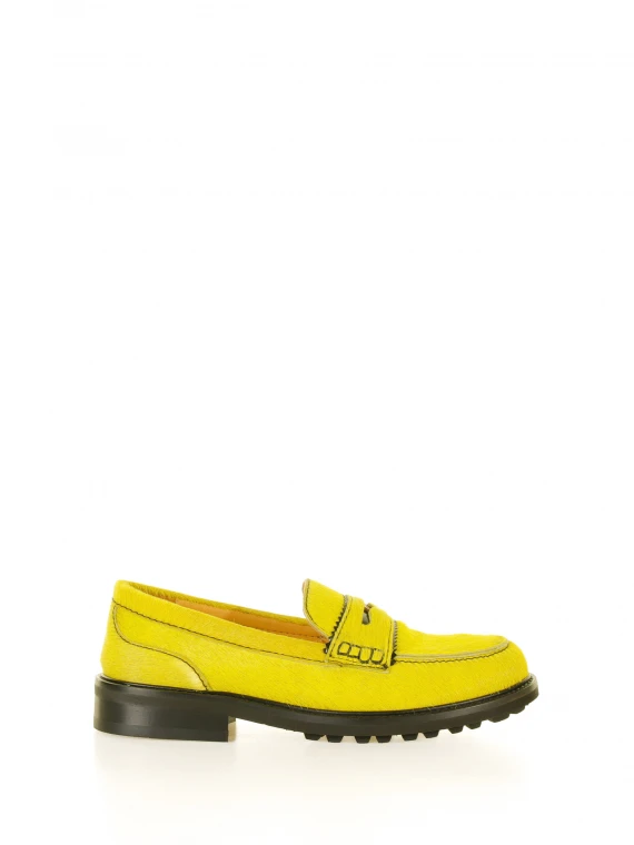 Yellow Pony loafer
