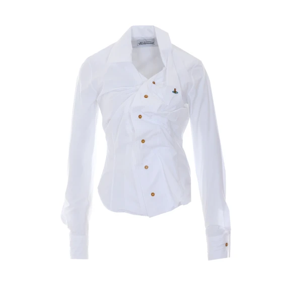 White Drunken Shirt Vivienne Westwood