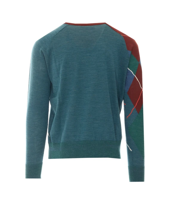 Multicolor Argyle Sweater