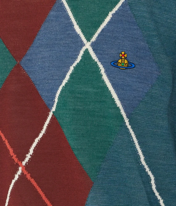 Multicolor Argyle Sweater