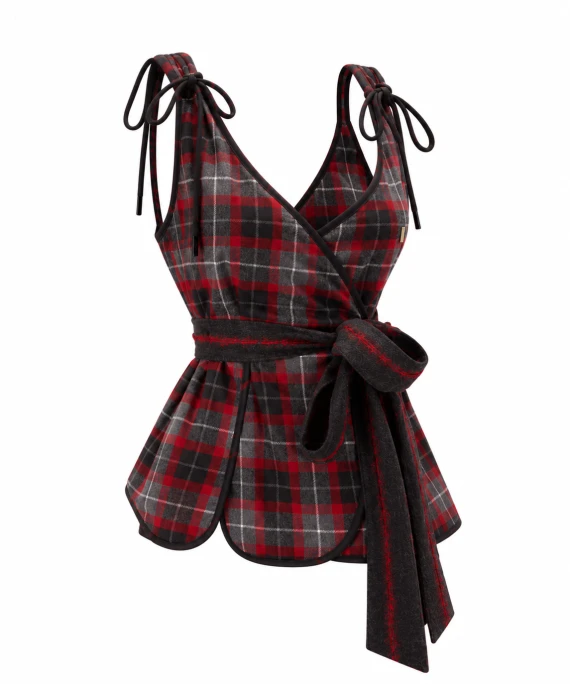 Black and Red Roxy Top Vivienne Westwood