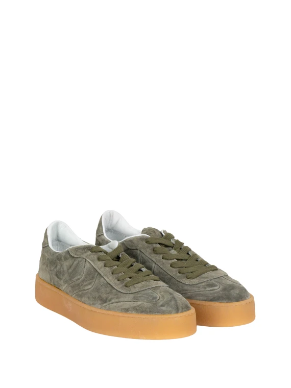 Sneaker basse verde oliva Voile Blanche