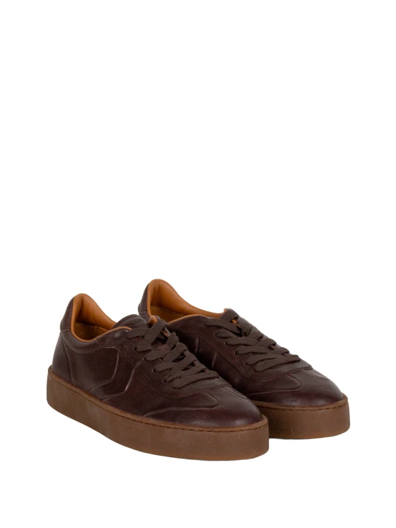 Sneaker bassa allacciata Shaded Nappa Voile Blanche