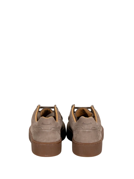 Sneakers in nabuk tortora Voile Blanche