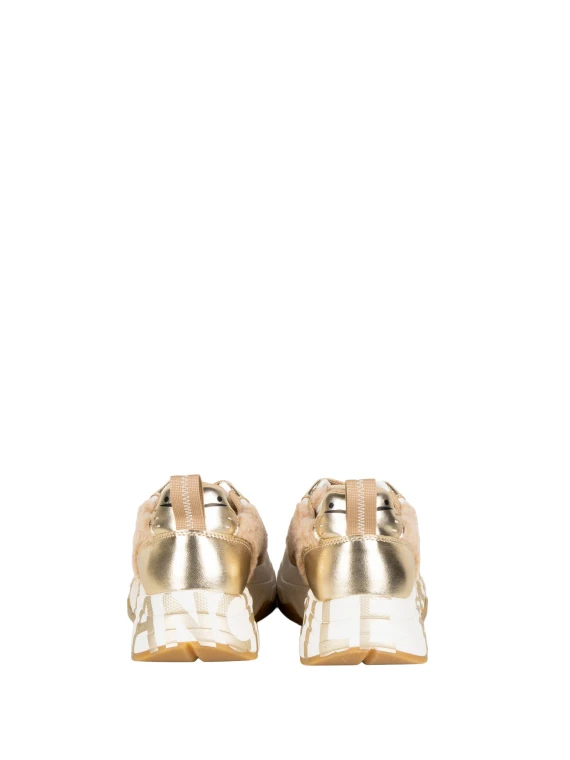 Sneakers basse allacciate marrone chiaro platino Voile Blanche