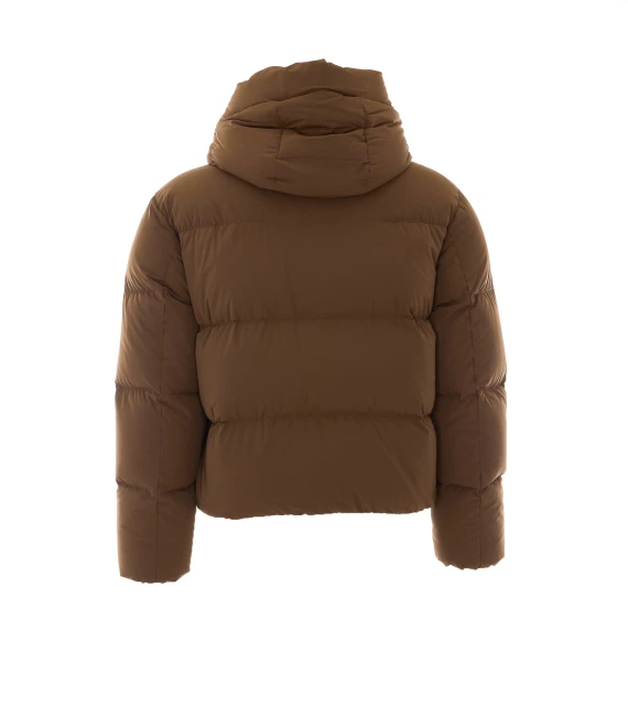 Madison dark brown down jacket Woolrich