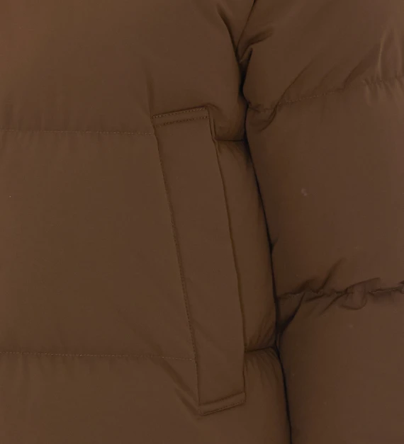 Madison dark brown down jacket Woolrich