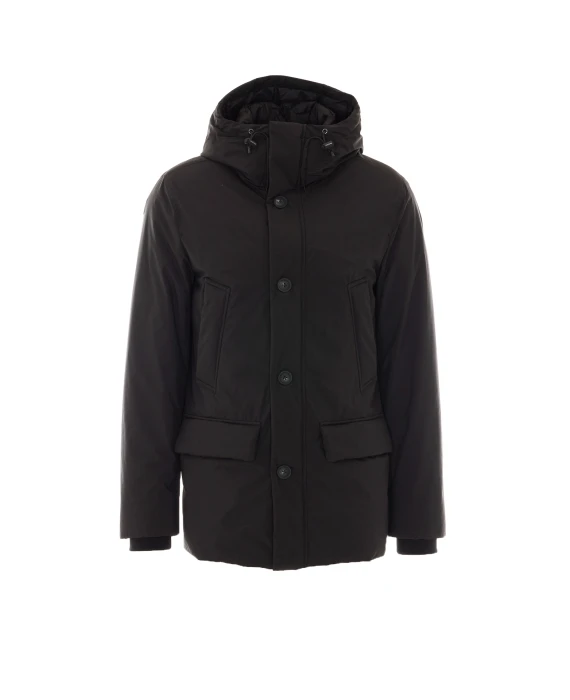 Parka imbottito nero Woolrich