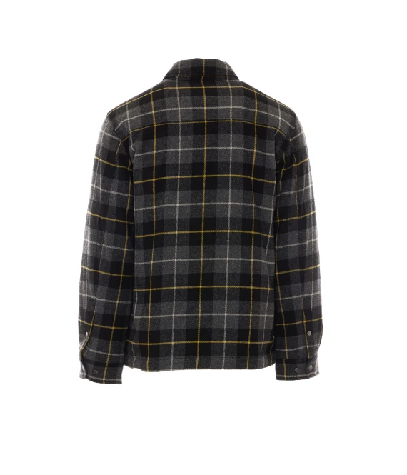 Giacca overshirt a quadri blu Woolrich