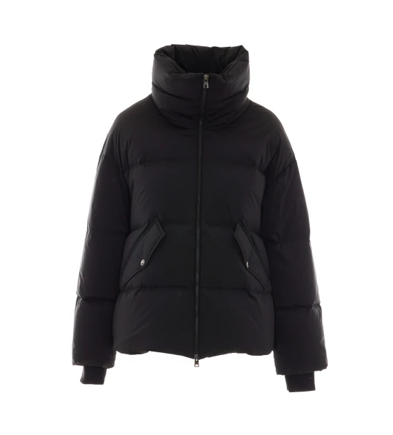Piumino corto nero Woolrich