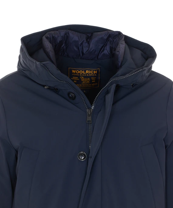 Dark blue hooded parka Woolrich