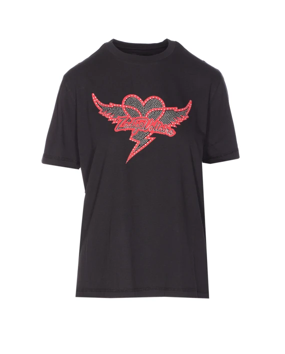 Edwin Heart Wings Strass T-Shirt
