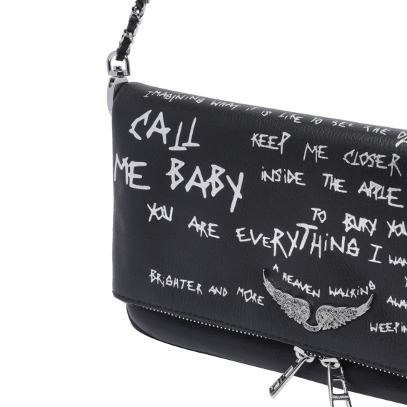 Rock Graffiti Crossbody Bag