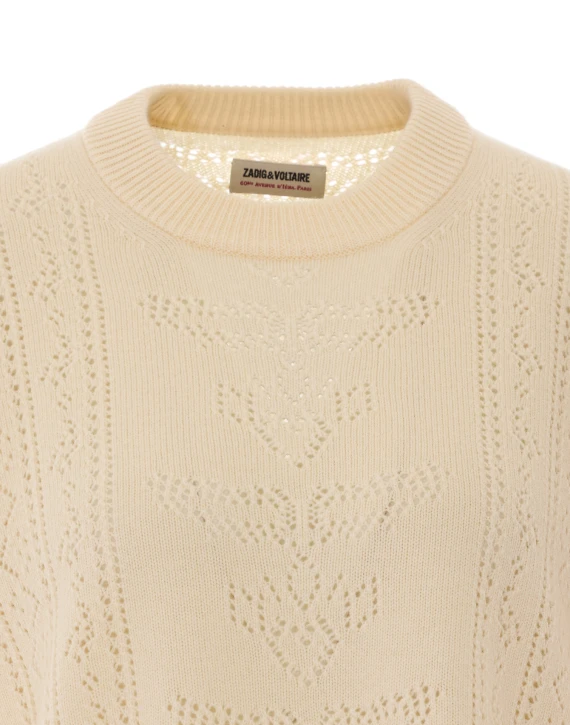 Zadig&voltaire White Markuz Bandana Sweater