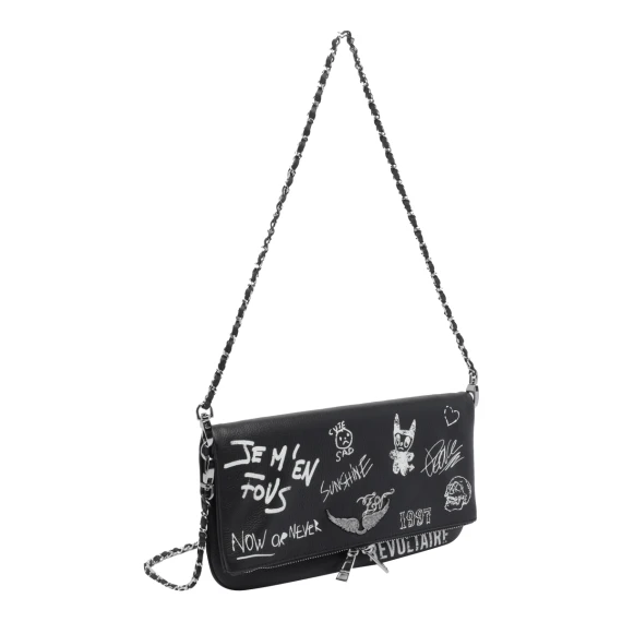 Rock Arty Tag Crossbody Bag
