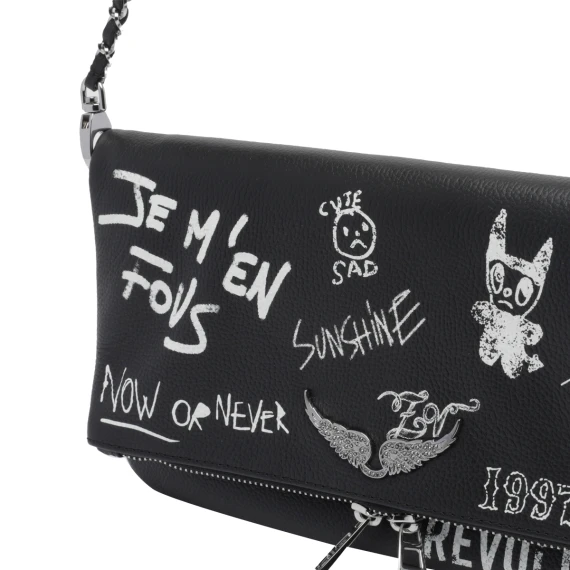 Rock Arty Tag Crossbody Bag