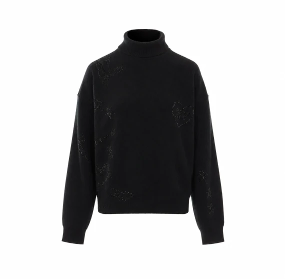 Maglia in cashmere nera Souly Zadig & Voltaire