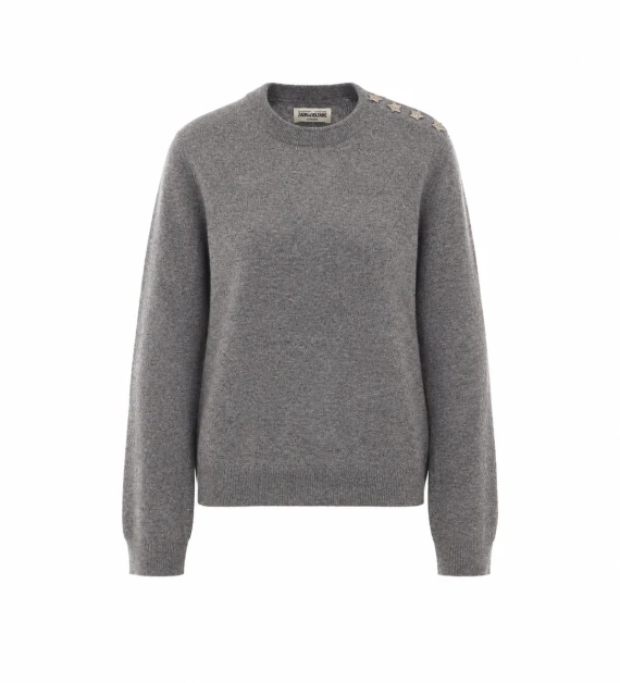 Maglione grigio Cara Ws Bijoux Zadig & Voltaire