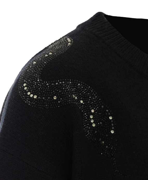 Maglia in lana e cashmere nera Markuz Zadig & Voltaire