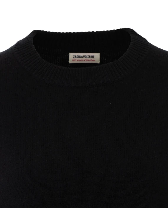 Maglia in lana e cashmere nera Markuz Zadig & Voltaire