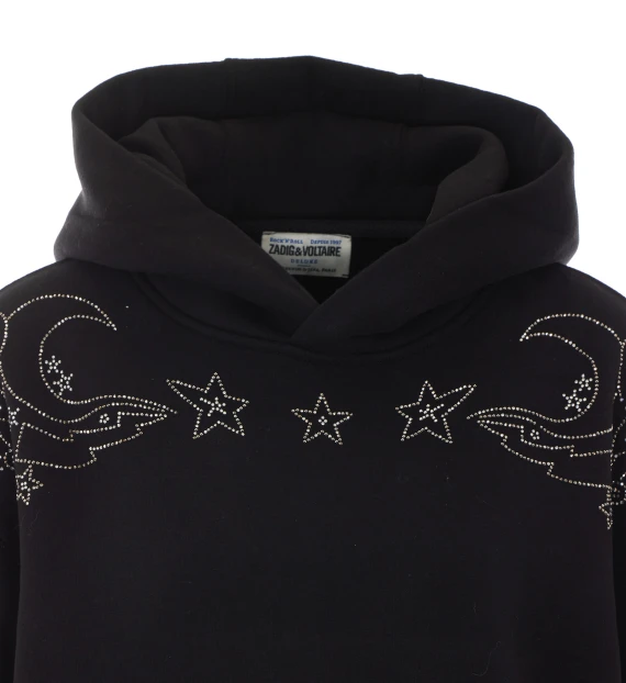 Felpa con cappuccio nera Zadig & Voltaire