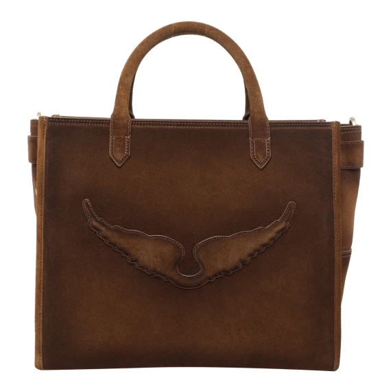 Angel Used Suede Tote Bag Zadig & Voltaire