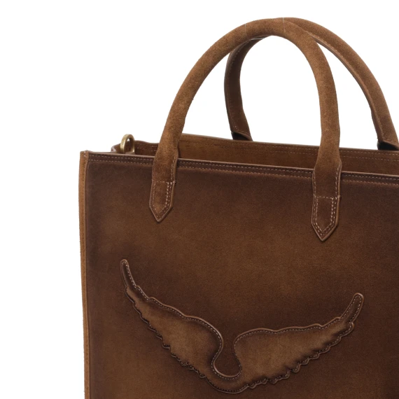 Angel Used Suede Tote Bag Zadig & Voltaire