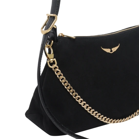 Nano Jim Suede Crossbody Bag Zadig & Voltaire