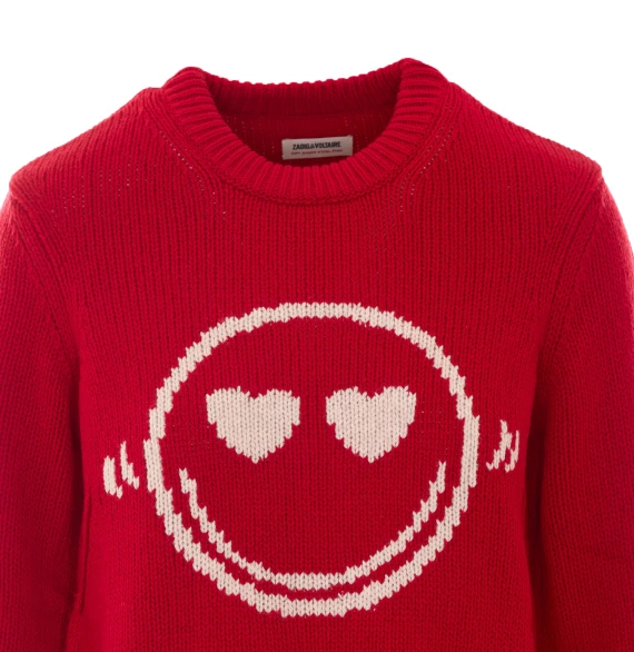 Maglia rossa Malty Smile Zadig & Voltaire