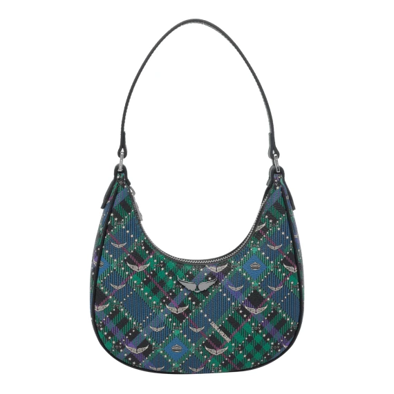 Z Night Out Punk Check Shoulder Bag Zadig & Voltaire