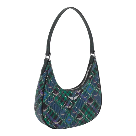 Z Night Out Punk Check Shoulder Bag Zadig & Voltaire