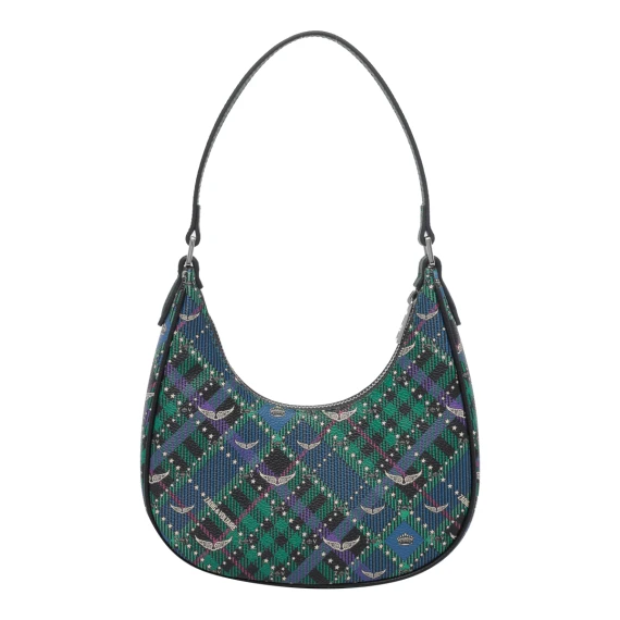 Z Night Out Punk Check Shoulder Bag Zadig & Voltaire