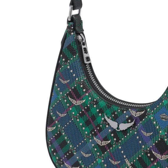Z Night Out Punk Check Shoulder Bag Zadig & Voltaire