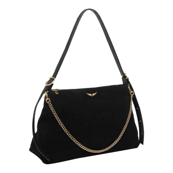 Jim Suede Shoulder Bag Zadig & Voltaire