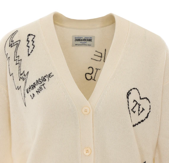 Mirkaz ivory cardigan Zadig & Voltaire