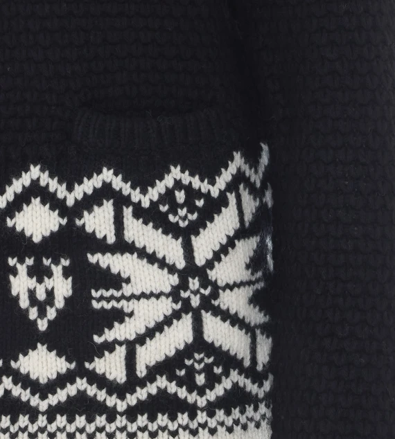 Cardigan Gildas Friezes nero in lana e cashmere Zadig & Voltaire