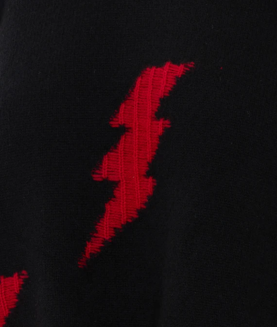 Maglione nero in cashmere Zadig & Voltaire