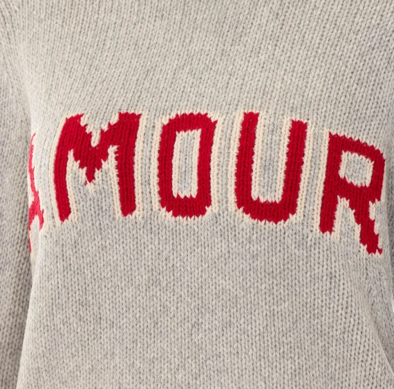 Maglione Nalma We Amour grigio chiaro Zadig & Voltaire
