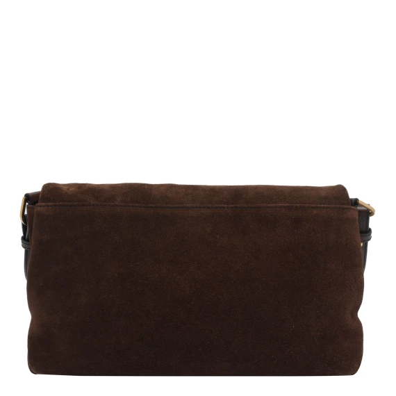 Zadig&voltaire Dark Brown Rocky Suede Crossbody Bag Zadig & Voltaire