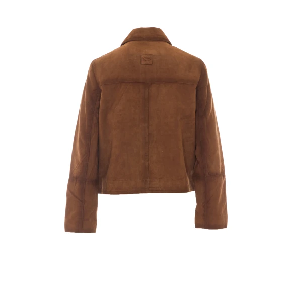 Giacca Lessa in camoscio cognac Zadig & Voltaire
