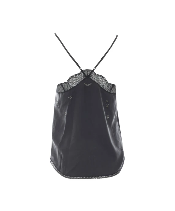 Canotta in seta nera Christy Zadig & Voltaire