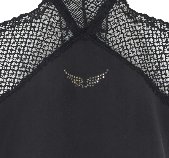 Canotta in seta nera Christy Zadig & Voltaire