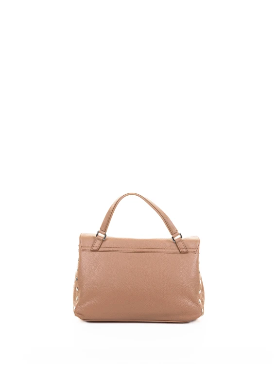 Borsa Postina S in pelle con tracolla