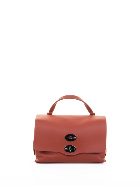 Borsa a mano Postina Saeta S in pelle con tracolla